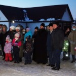 Епископ Филипп принял участие в открытии снежного городка и городской елки в г. Карасуке (видео)