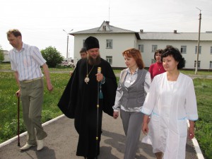 Поездка епископа Филиппа в Купинский район