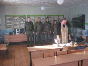 Освящение пограничной заставы