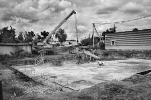 Невероятно, но уже построена фундаментная плита для храма  Святой Троицы р. п. Краснозерского!