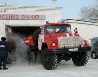 Освящение пожарного поста в с. Решеты Кочковского района