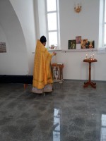 Божественная литургия в с. Мироновке