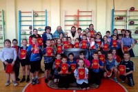 Соборное крещение детей в Ордынской школе-интернате (видео)