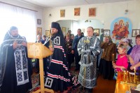 Епископ Филипп завершил чтение канона прп. Андрея Критского в селе  Багане