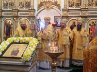 Митрополит Тихон возглавил торжества в честь престольного праздника кафедрального собора Карасукской епархии
