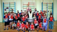 Видеосюжет «Соборное крещение детей в Ордынской школе-интернате» (видео)