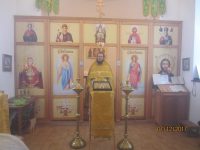 Божественная литургия в маленком храме