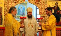 Епископ Филипп совершил Божественную литургию в Иоанно-Предтеченском мужском монастыре г. Новосибирска (видео)