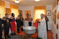 Таинство Крещения в с. Хорошем Карасукского района
