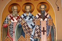 Собор  Вселенских учителей и святителей  Василия Великого,  Григория  Богослова и  Иоанна Златоуста