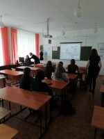 Беседа о семье в Кочковской школе