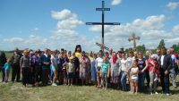 Поклонный крест в с. Новоселье