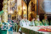 Епископ Филипп  принял участие в Божественной литургии, которую возглавил  Святейший Патриарх  в день памяти прп. Серги Радонежского в Троице-Сергиевой Лавре