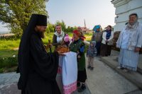 Архиерейская литургия в храме в селе Чингиссы Ордынского района (фотогалерея)