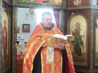 Епископ Филипп поздравил иерея Илию Березовского, настоятеля Успенского храма р. п. Чистоозерное, с Днем Ангела
