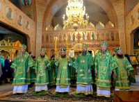 Епископ Филипп принял участие в торжествах, посвященных дню памяти преподобного Сергия Радонежского в Черниговском скиту Троице-Сергиевой Лавры