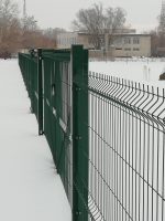 Ограда будущего храма в Кочковском районе