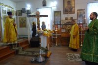 Празднование Собора трех святителей в Никольском храме р. п. Ордынское