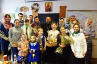 Встреча епископа Филиппа с преподавателями и детьми воскресной школы при Кафедральном соборе г. Карасука