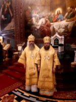 Епископ Филипп принял участие в Божественной литургии в день рождения Святейшего Патриарха Кирилла  в Храме Христа Спасителя 