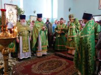Престольный праздник в Троицком соборе  Ордынска (видео)