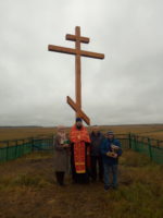 Освящение Креста в селе Волчанке