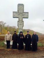 Архиерейская литургия в с. Половинном Краснозерского района в день Воздвижения Креста Господня