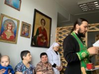 Таинство Крещения в часовне при Карасукской ЦРБ