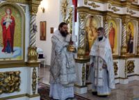 Новосибирская область, Архиерейская Литургия в  соборе в честь Живоначальной Троицы р. п. Ордынское.