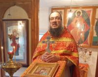 Литургия в  храме  с. Волчанки