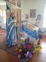 Престольный праздник в храме с. Белого Карасукского района