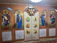 Обновление иконостаса в храме р. п. Краснозерское