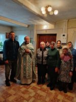 Богослужение в храме в честь  Казанской иконы Божией Матери с. Комарье Доволенского района