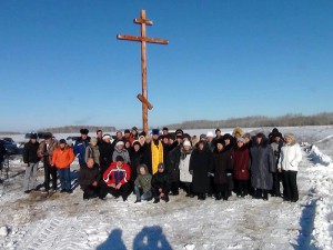 Поклонный Крест в с. Рождественка Карасукского района