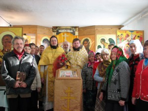 Святитель Николай Чудотворец ждал священников, несмотря на мороз – 40 градусов ниже нуля. Село Баклуши.