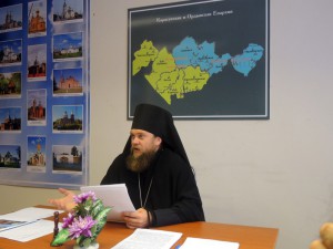 Доклад епископа Филиппа на годовом Епархиальном собрании Карасукской епархии  г. Карасук