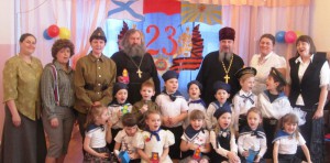 23 февраля в православном детском саду