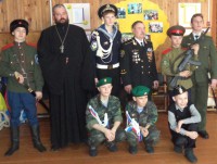 Открытие Православного военно-патриотического объединения «Сибирский Спас» в Чистоозерном
