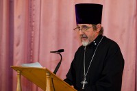 Епископ Филипп поздравил  с днем Ангела секретаря Новосибирской епархии протоиерея Георгия Патрина