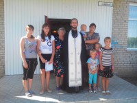 Массовое крещение в селе Астродыме