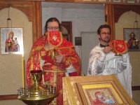 Знакомство священника Сергия Шишова с приходами Доволенского района