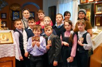 Урок русской православной истории для школьников  села Нижнечеремошного