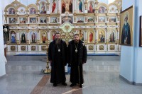 Дружественный визит епископа Артемия в Карасукскую епархию