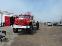Открытие пожарных частей в Баганском районе