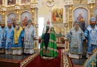 Епископ Филипп принял участие в совместном богослужении со Святейшим Патриархом Московским и всея Руси Кириллом в г. Барнауле