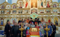 Дружественный визит епископа Николая  Салехардского и Новоуренгойского  в Карасукскую епархию (видео)