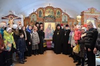 В дар Карасукской епархии передана икона Божией Матери “Иверская”