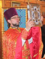 Епископ Филипп поздравил протоиерея Евгения Зверева с Днем Ангела