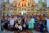 Закрытие Православного детского лагеря и Божественная литургия в Троицком соборе (видео)