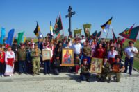 Крестный ход с казаками к месту Ирменского сражения  в селе Новопичугово (видео)